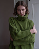 Adela Over-Sized Jumper - Moss