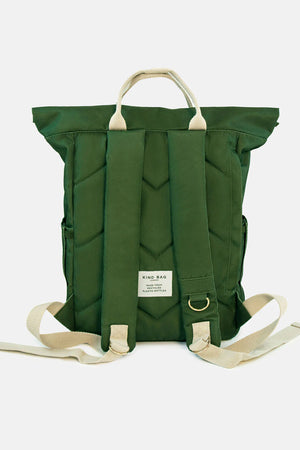 Khaki Green Backpack Bag - Eco - Medium
