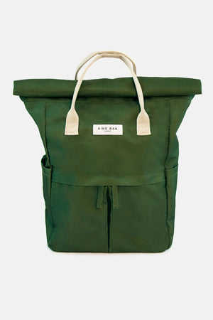 Khaki Green Backpack Bag - Eco - Medium