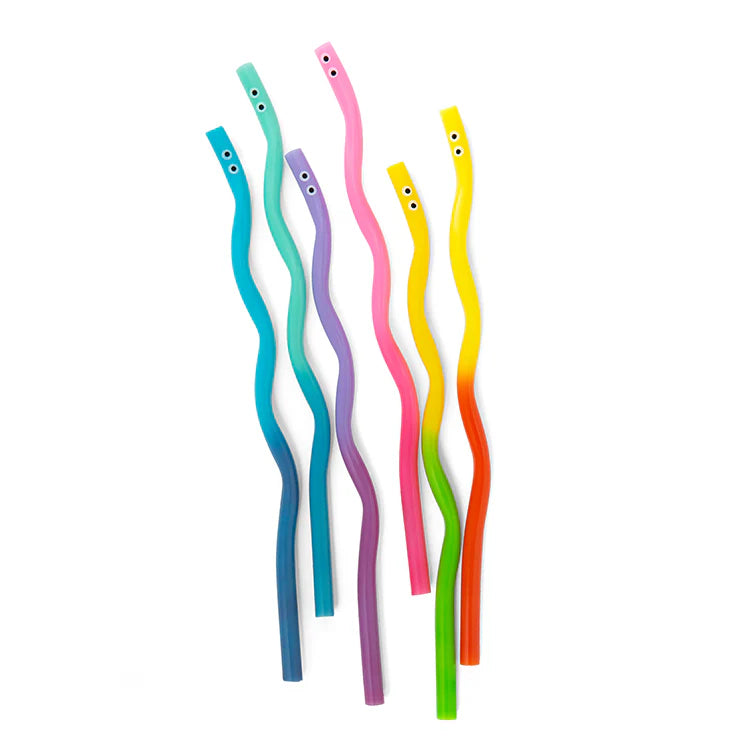 Colour Changing Straws - Set of 6