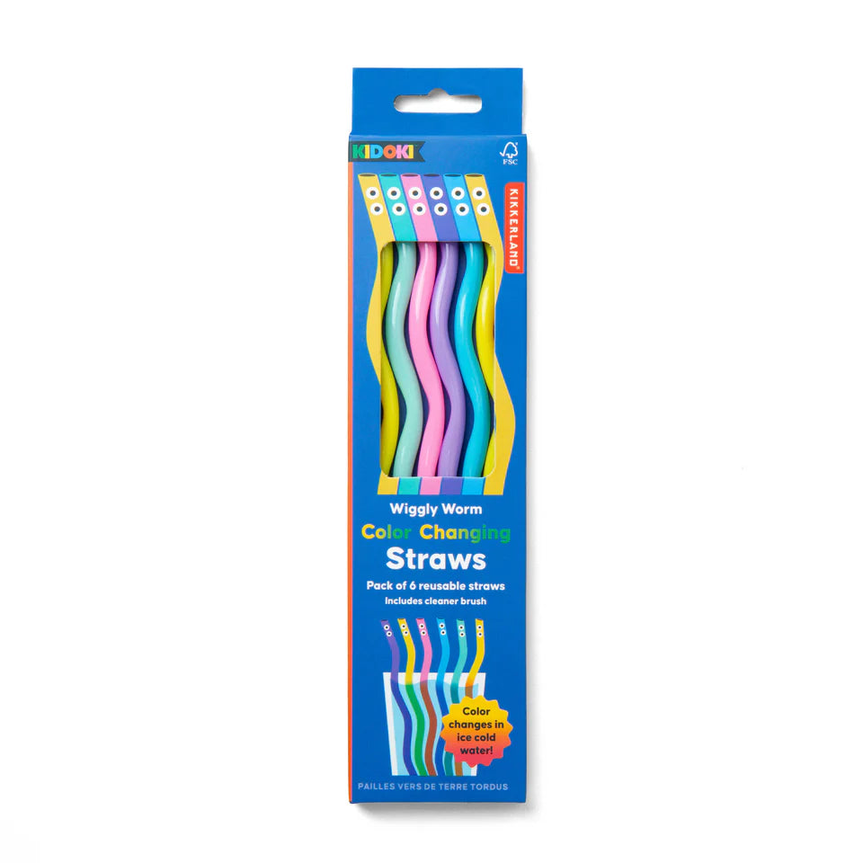 Colour Changing Straws - Set of 6