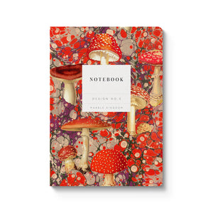 Marble Fungi Perfect Bound Notebook