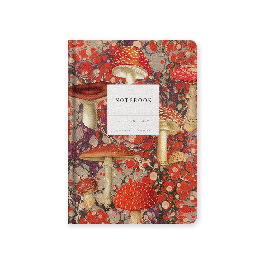 Marble Funghi Premium Hardback NoteBook