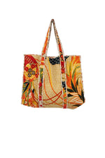 Fans Large Velvet Tote Bag - Scarlet