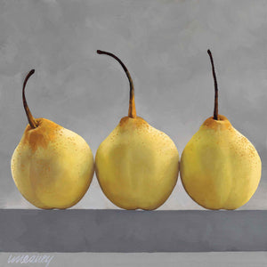 Chinese Pears Greetings Card