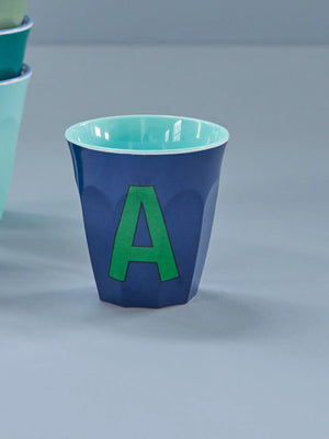 Alphabet Melamine Cup - A