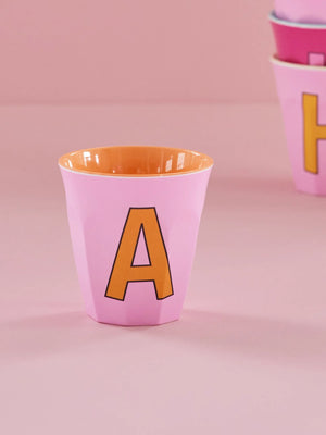 Alphabet Melamine Cup - A