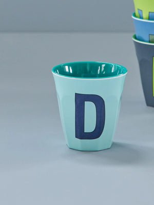 Alphabet Melamine Cup - D