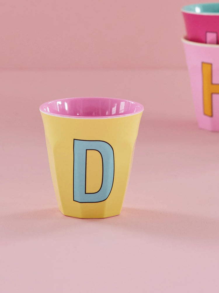 Alphabet Melamine Cup - D