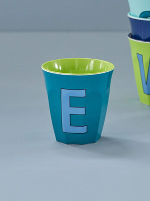 Alphabet Melamine Cup - E