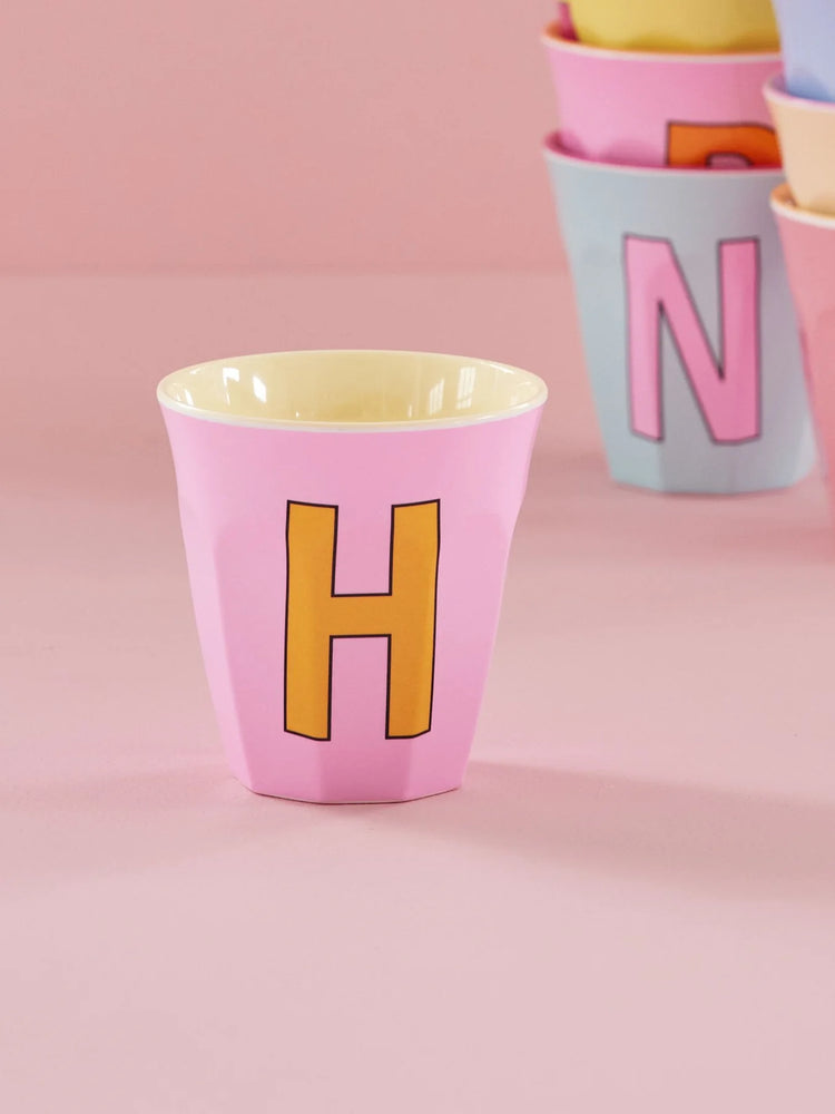 Alphabet Melamine Cup - H