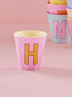 Alphabet Melamine Cup - H