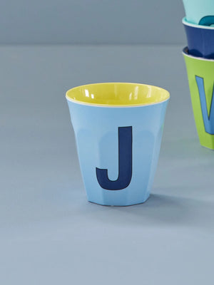 Alphabet Melamine Cup - J