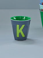 Alphabet Melamine Cup - K