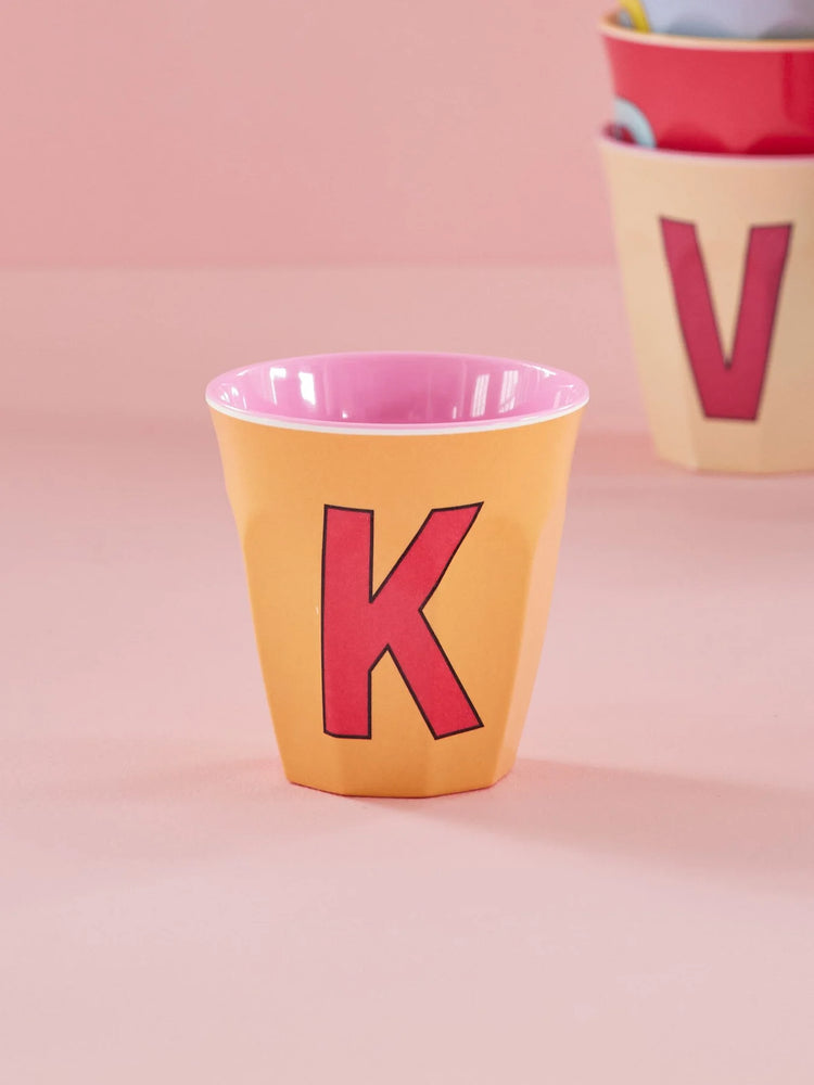 Alphabet Melamine Cup - K