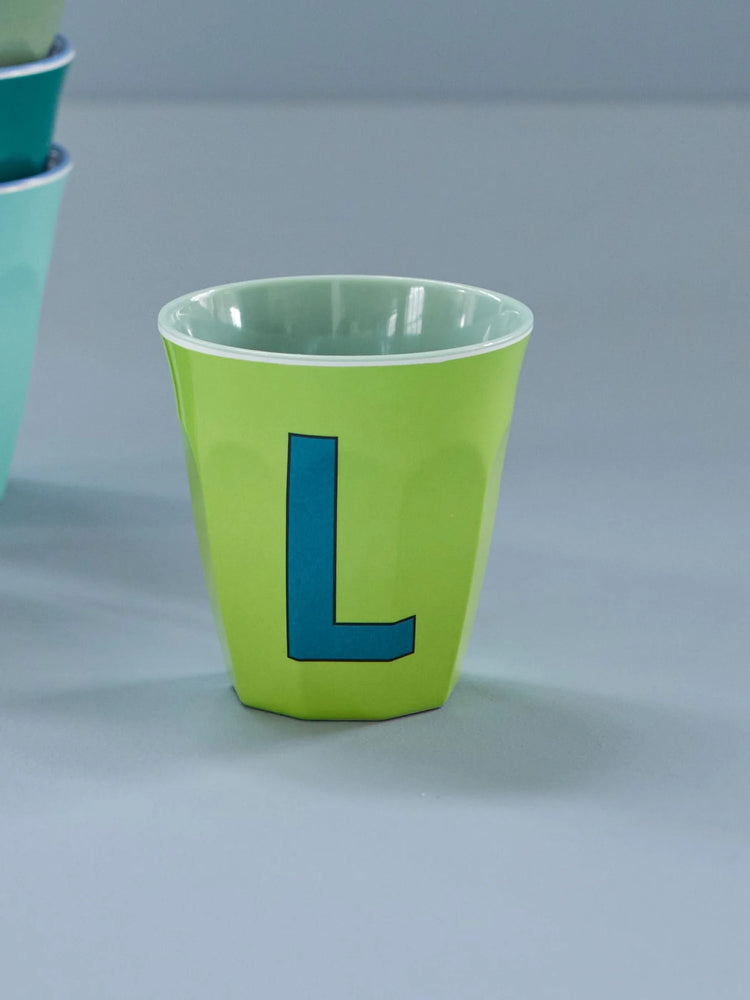 Alphabet Melamine Cup - L