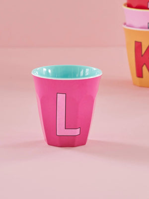 Alphabet Melamine Cup - L