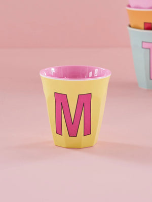 Alphabet Melamine Cup - M