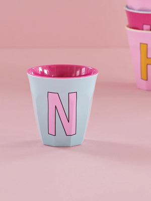 Alphabet Melamine Cup - N