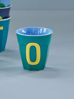 Alphabet Melamine Cup - O