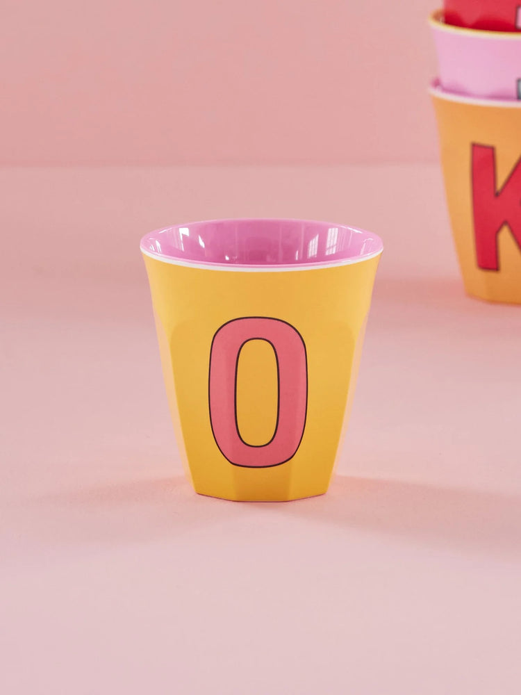 Alphabet Melamine Cup - O