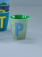 Alphabet Melamine Cup - P