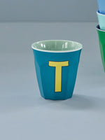 Alphabet Melamine Cup T