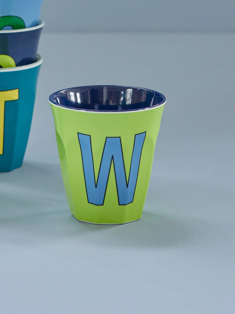 Alphabet Melamine Cup W