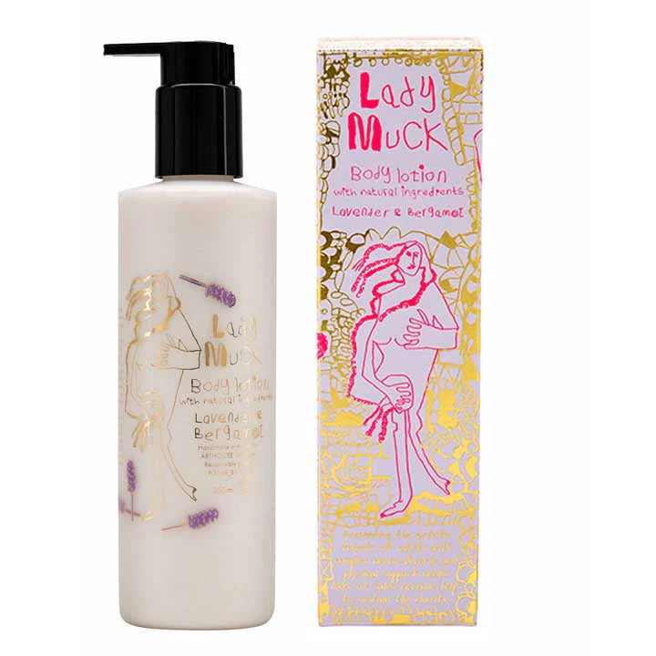 Lady Muck Body Lotion Lavender and Bergamot 250ml - New