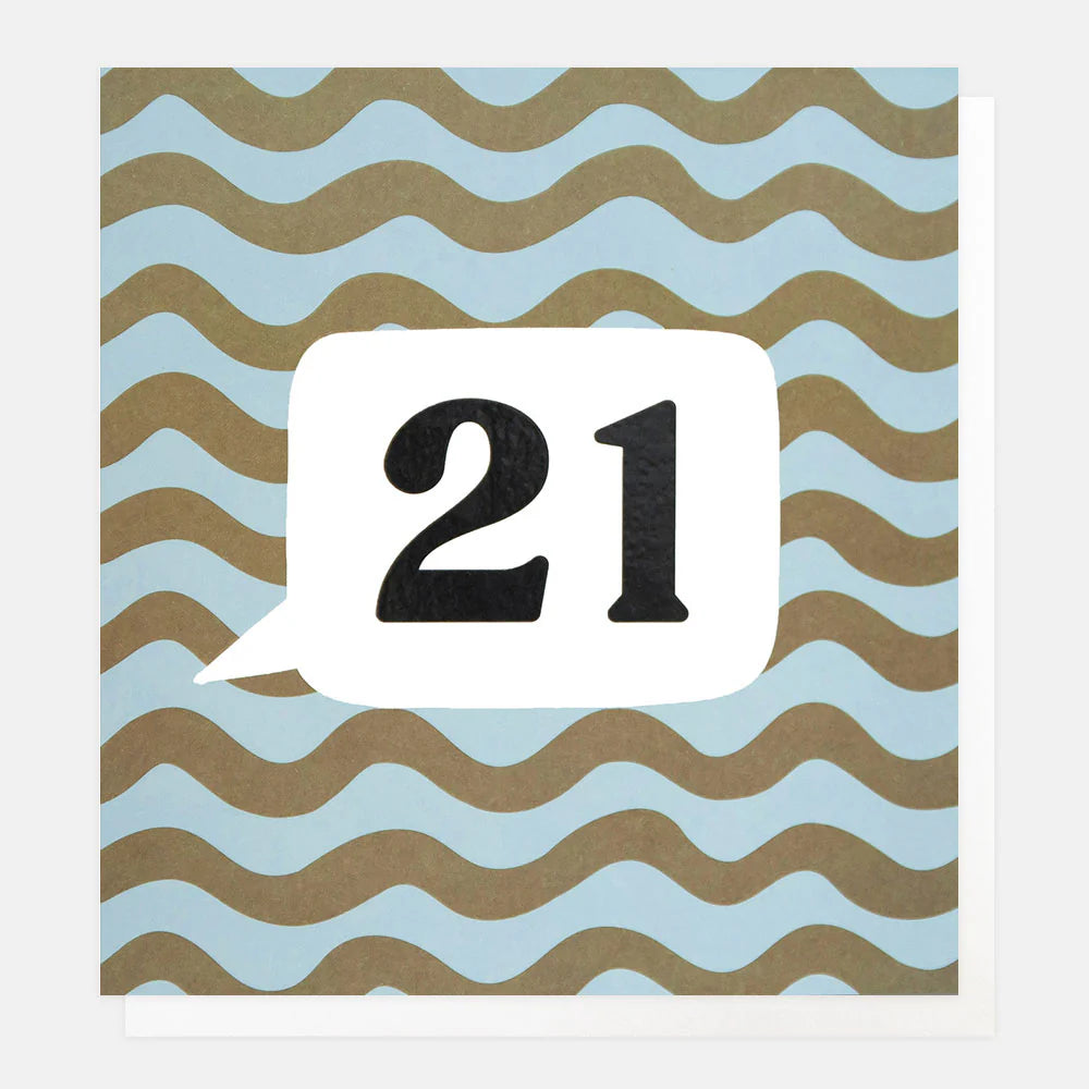 21st Birthday Card
