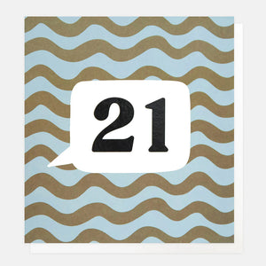 21st Birthday Card
