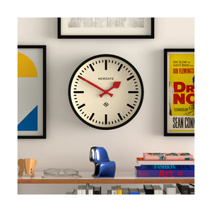 The Luggage Station Wall Clock - Black