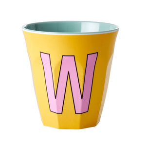 Alphabet Melamine Cup W