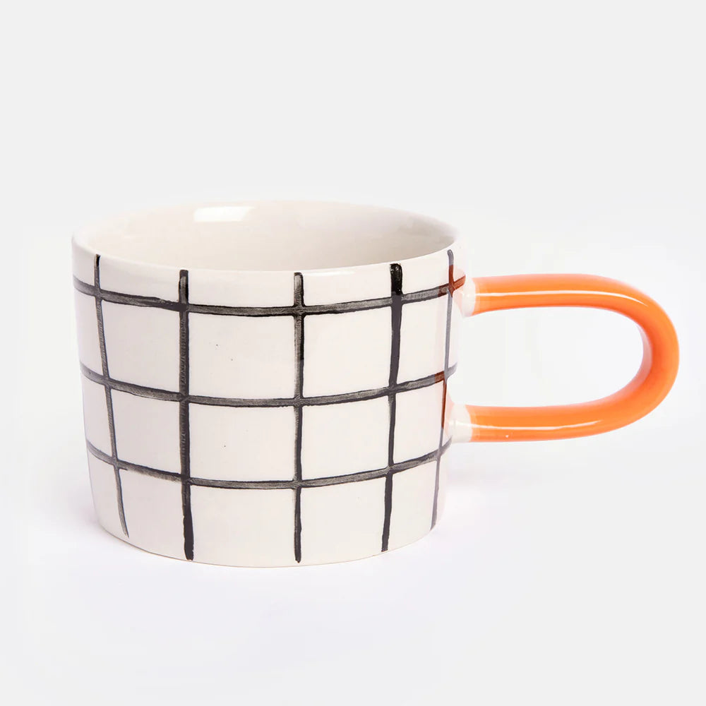 Mono Grid Mug