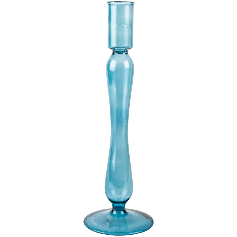 Rita Glass Candlestick - Clear