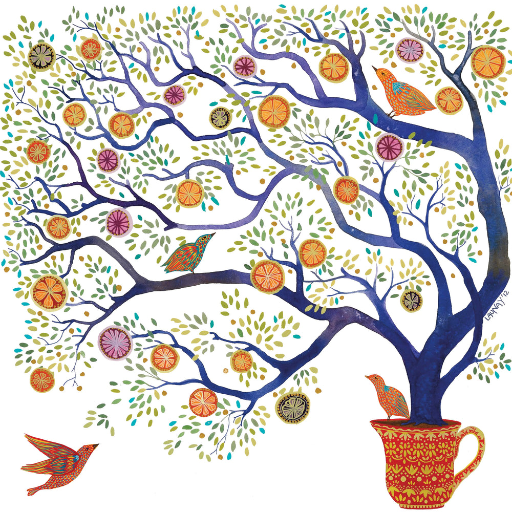 Sweet Pomegranate Notecard Pack (6)