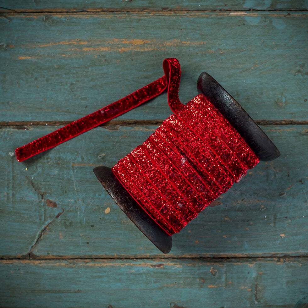 Shimmery Red Ribbon