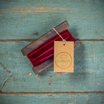 Velvet Ribbon On A Wooden Spool - Red