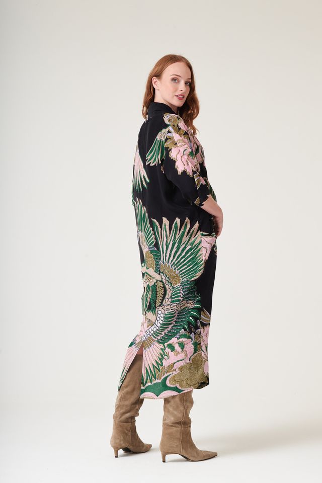Rachel Dress - Crane Emerald
