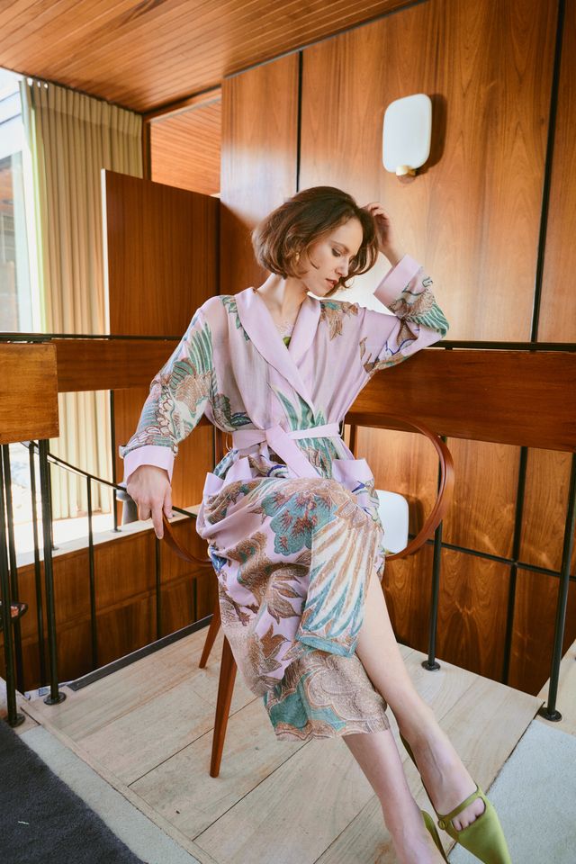 Crane Gown - Plaster Pink