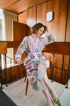 Crane Gown - Plaster Pink