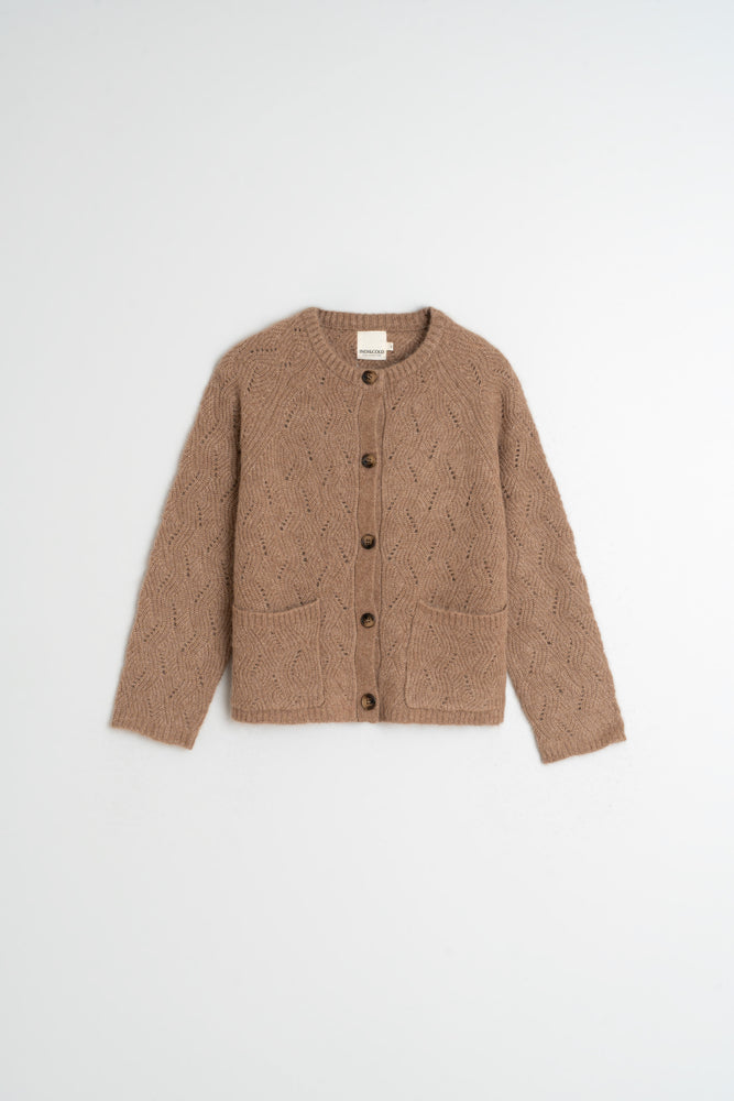 Crochet Jacket - Camel