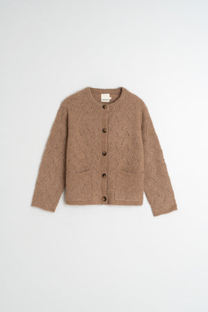 Crochet Jacket - Camel