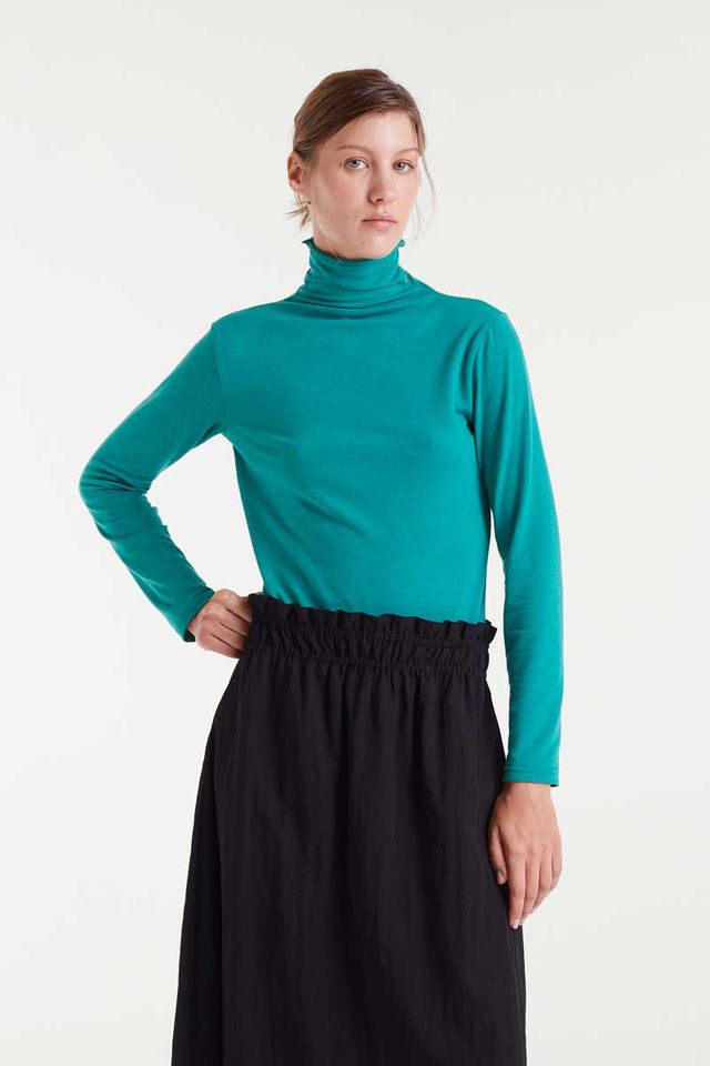 Jersey Long Sleeve T Shirt - Green