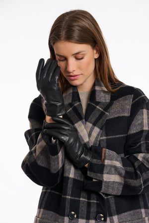 Nala Leather Gloves - Black