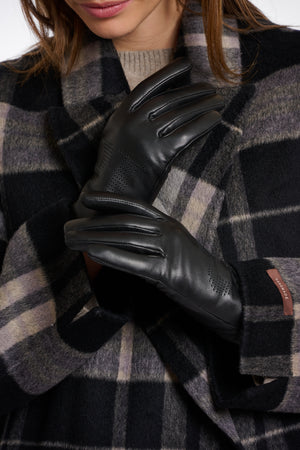 Nala Leather Gloves - Black