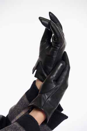 Nala Leather Gloves - Black