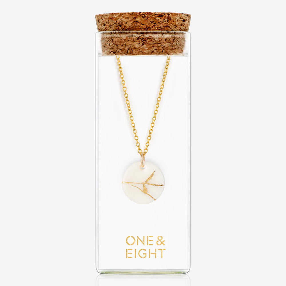 Kintsiguri Porcelain Gold Necklace