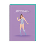 Taylor Swift Happy Birthday Card