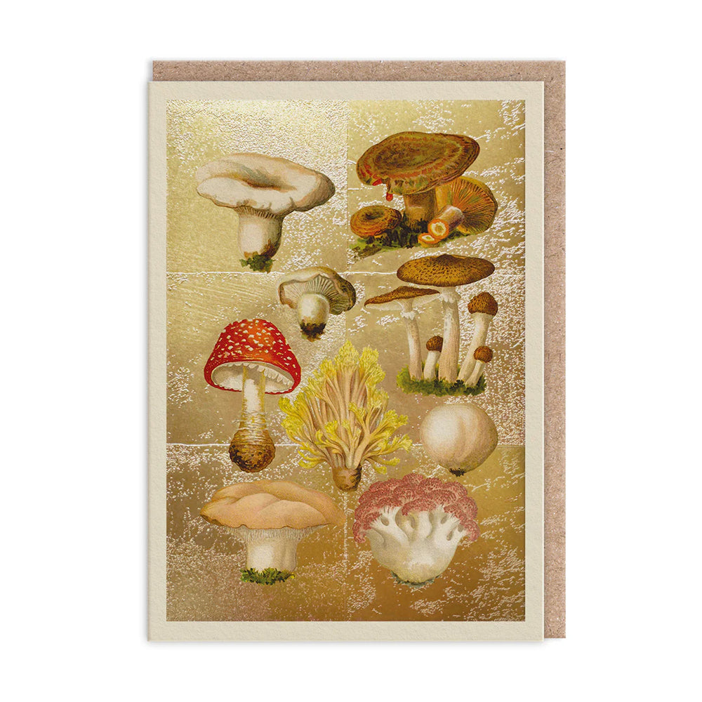 Marble Funghi Greeting Card